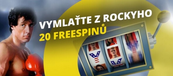 20 free spinů na hrací automat Rocky u Fortuna Vegas online casina