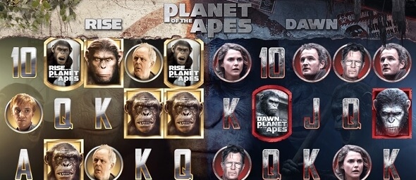 Hrací automat Planet of the apes od NetEntu
