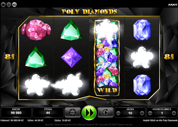 Výherní automat Poly Diamond - hrajte zdarma online