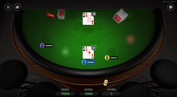 Multi Blackjack u Tipsport Vegas