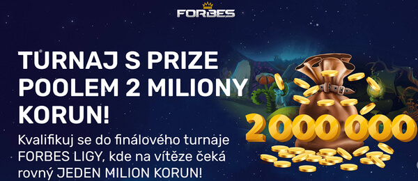 Zapojte se do Forbes ligy hrajte o hlavní výhru 1 000 000 Kč