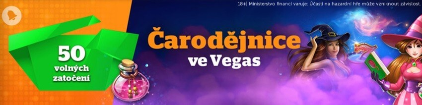 Čarodějnice v Chance Vegas přiletí i s bonusem až 50 free spinů