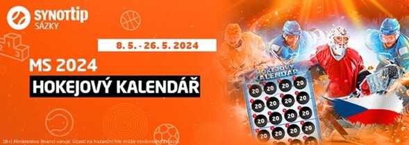 Hokejový kalendář SYNOT TIP 2024