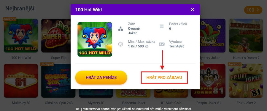Automaty zdarma neomezeně