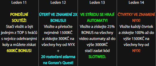 3 týden: pondělí 11. až neděle 17.ledna 3 týden: pondělí 11. až neděle 17.ledna