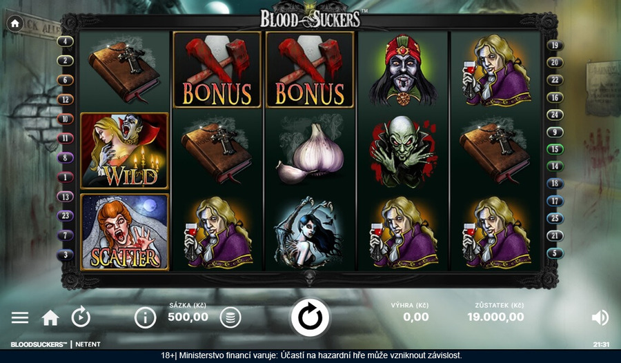 Blood Suckers: recenze upířího hracího online automatu