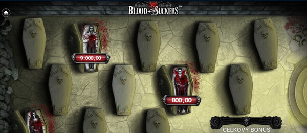 Bonusová hra automatu Blood Suckers
