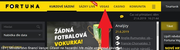 Jak se prokliknout do Vegas