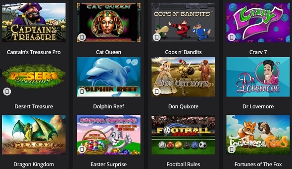 Online hrací automaty v kasinu Fortuna Vegas