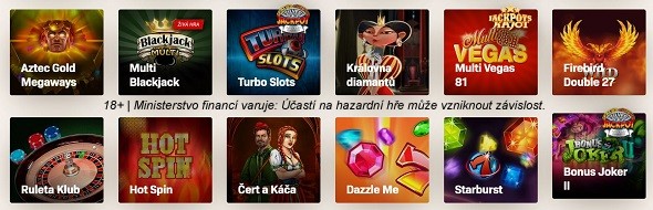 Nejlepší online automaty u Sazka Her