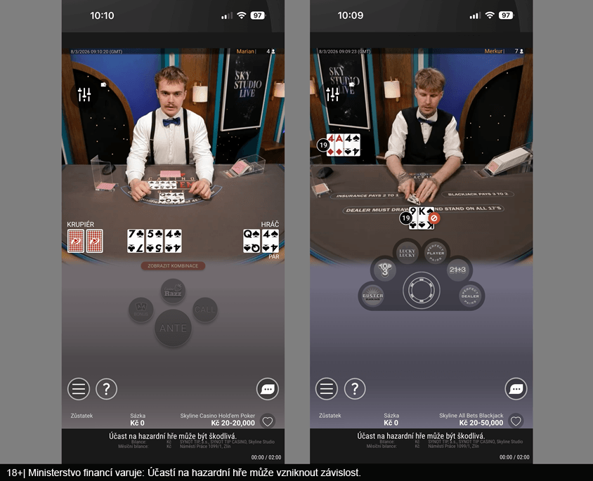 Live casino u&nbsp;SYNOT TIPu