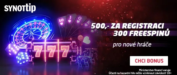 Získejte 300 free spinů za registraci