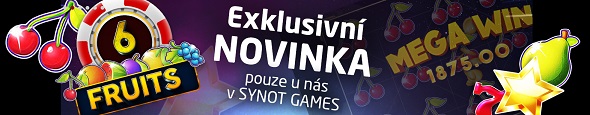 Exklusivní online hrací automaty v kasinu SYNOTTip - novinka od Synot Games