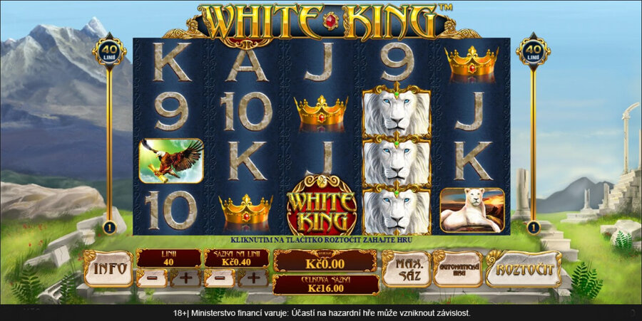 Zahrajte si výherní automat White King od Playtech