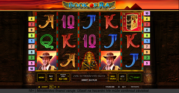 Výherní automat Book of Ra v online casinu Fortuna