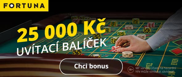 Online casino Fortuna Vegas nabízí uvítací bonus 25 000 Kč pro nové hráče