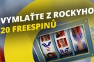 20 free spinů na hrací automat Rocky u Fortuna Vegas online casina