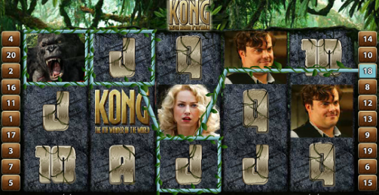 Hrací automat Kong