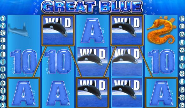 Modrá velryba - hrací automat zdarma
