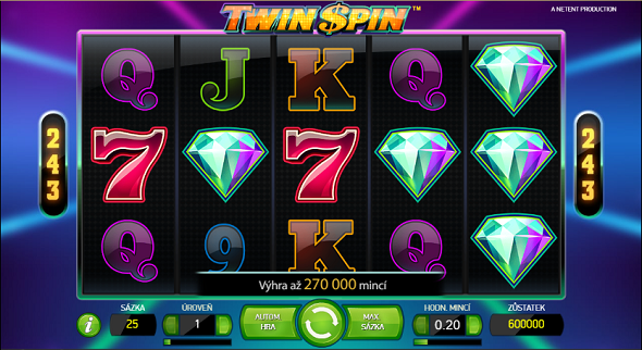 Twin Spin v online casinu SYNOT TIP