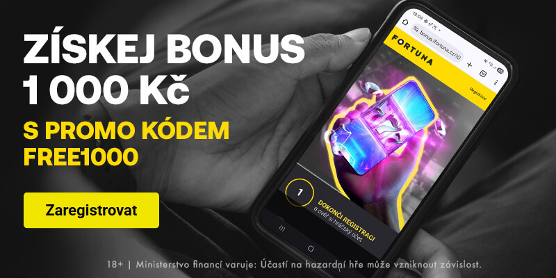 Fortuna promo kód: získejte bonus za registraci