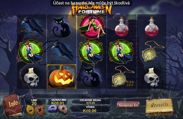 Halloween Fortune automat Playtech
