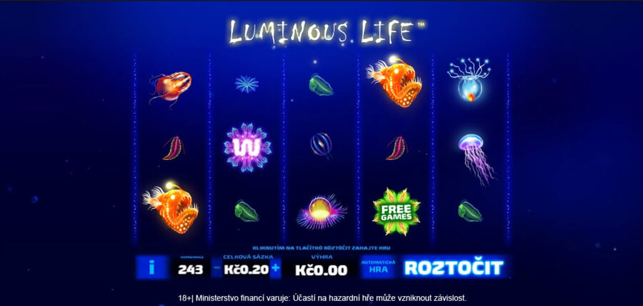 Výherní automat Luminous Life od Playtech