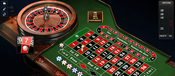 Ruleta na Fortuna casinu