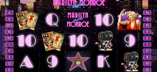 Výherní automat Marilyn Monroe