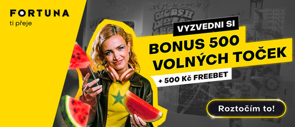 1 000 Kč vstupní bonus u Fortuny