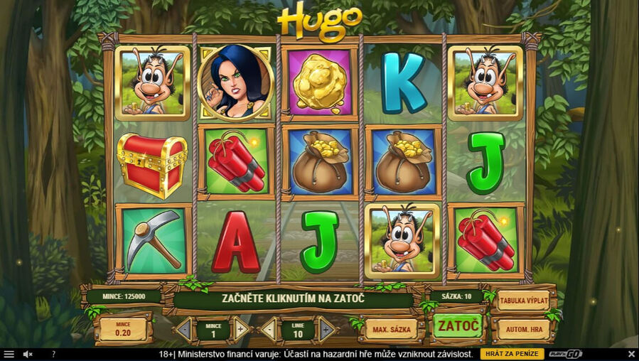 Výherní automat od Play n GO Hugo
