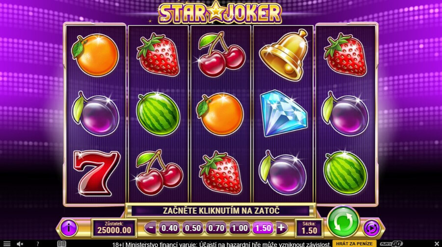 Výherní automat Star Joker od Playn GO