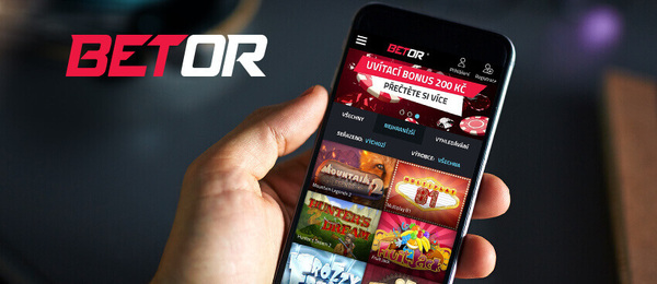 Betor aplikace: hrajte v online casinu z mobilu