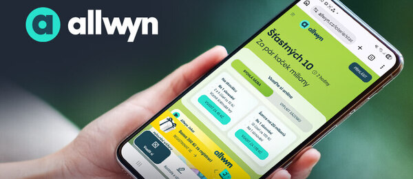 Loterii Šťastných 10 si vsadíte pohodlně online přímo u Allwynu.