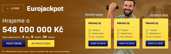 Loterie Eurojackpot online