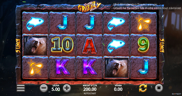 Crazy Grizzly Attack: online hrací automat – recenze