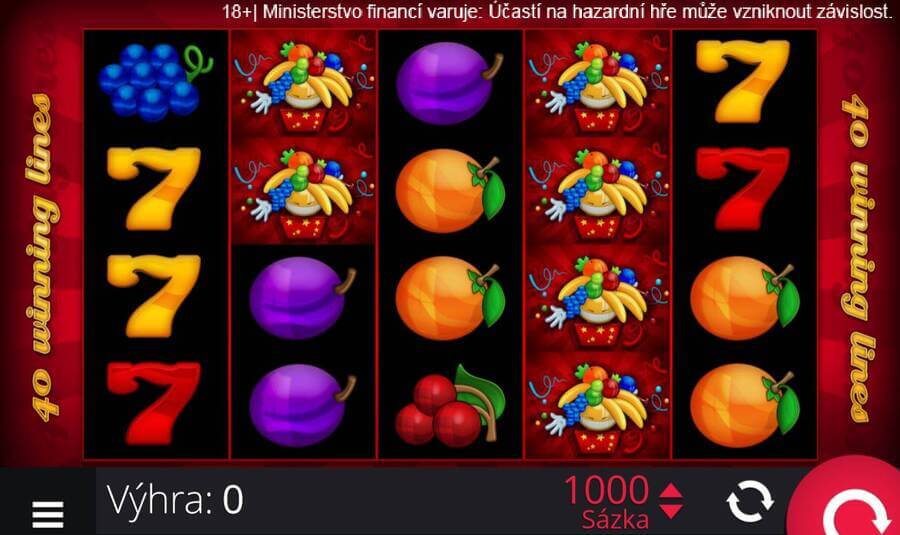 Výherní automat Fruit Jack v Betor casinu