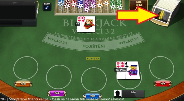 Blackjack u Fortuny