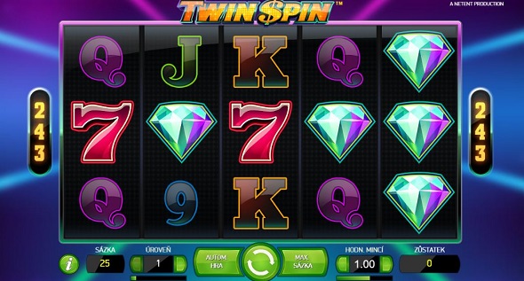 Twin Spin v Tipsport Casinu vyplatil 37 000 Kč