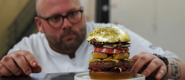 Diego Buik a nejdražší hamburger světa