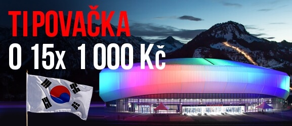 Korejská tipovačka o 15x 1 000 Kč