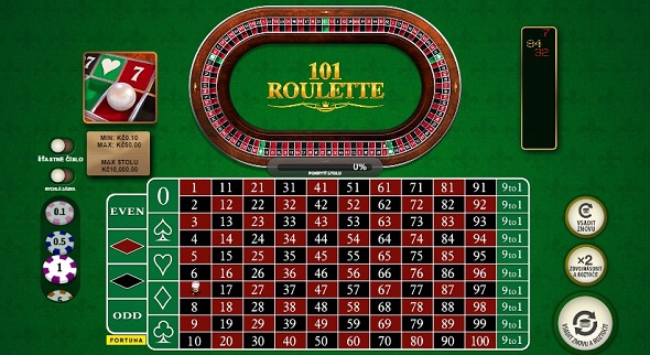 101 Roulette ve Fortuna Casinu