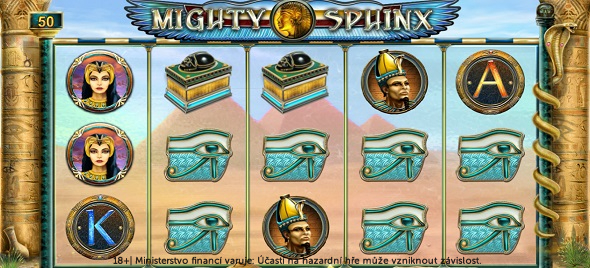 Mighty Sphinx: online hrací automat – recenze