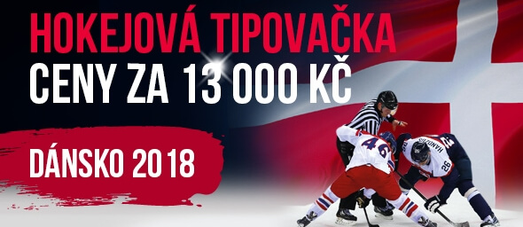 MS v hokeji 2018 v Dánsku - tipovací soutěž o 13 000 Kč