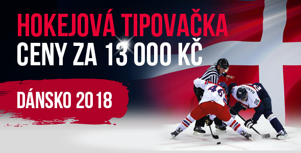 MS v hokeji 2018 v Dánsku - tipovací soutěž o 13 000 Kč
