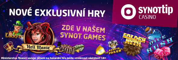 Online casino SynotTip nabízí nové hry