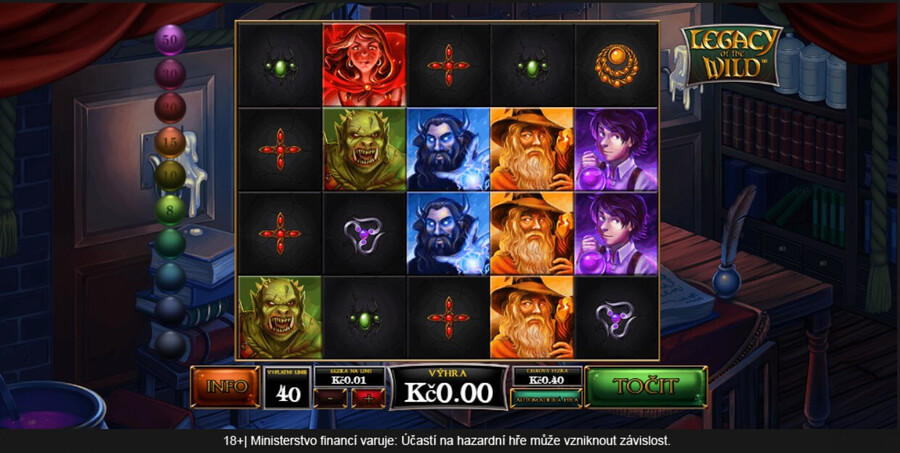 Zahrajte si automat Legacy of the Wild od Playtech