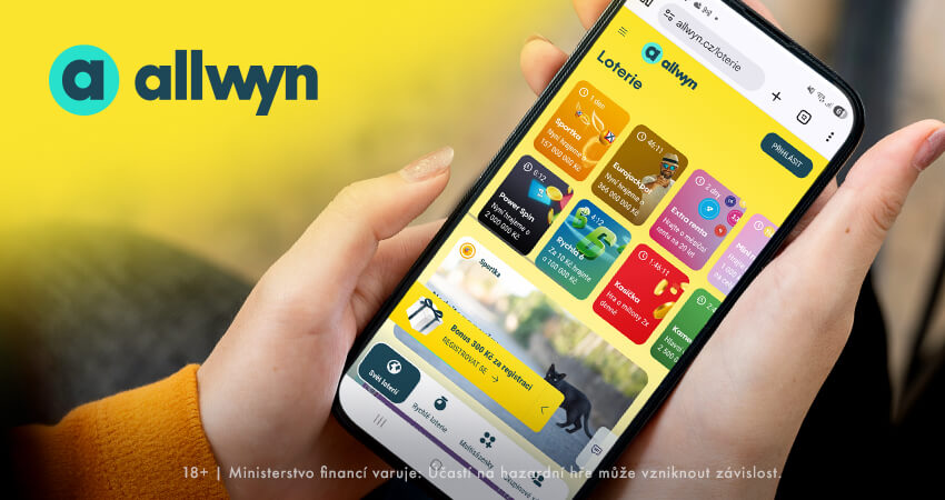 Vsaďte si loterii Kasička online u&nbsp;Allwynu.