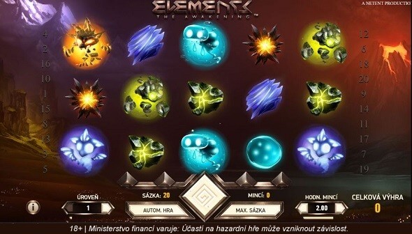 Elements The Awakening - online hrací automat