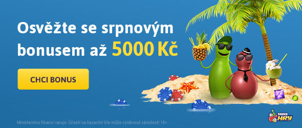 Získejte bonus 5 000 Kč za vklad v Sazka Hry